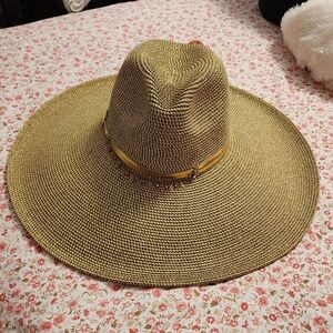 Rare Scala wide brim beach hat